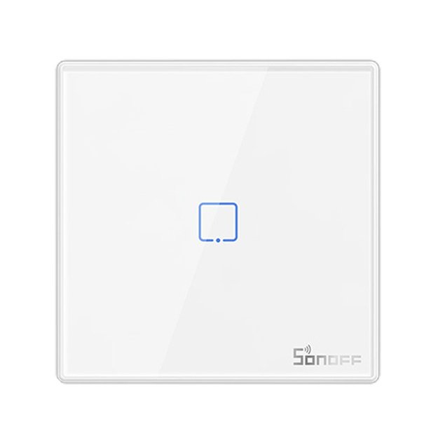 Smart Wireless Wall Switch Sonoff T2EU1C-RF 433MHz (1-channel)