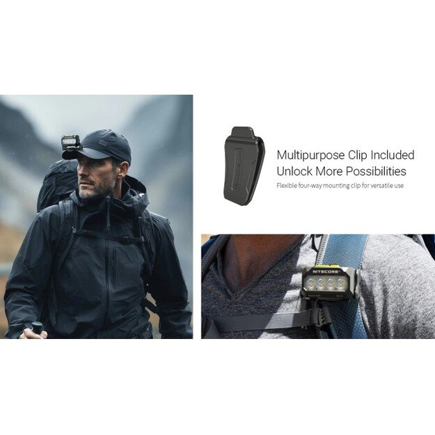 Nitecore HA27 UHE MCT žibintuvėlis