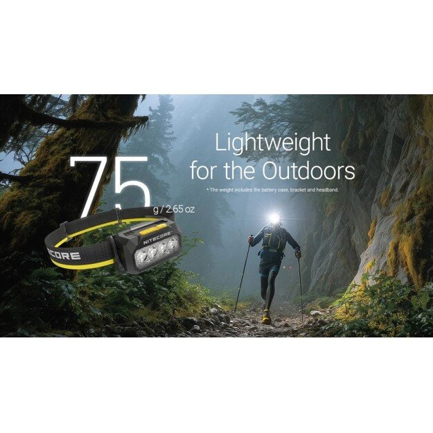 Nitecore HA27 UHE MCT žibintuvėlis