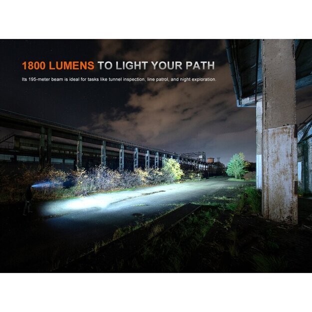 Fenix ​​HM61R V3.0 LED žibintuvėlis su dėklu ir atsargine juosta