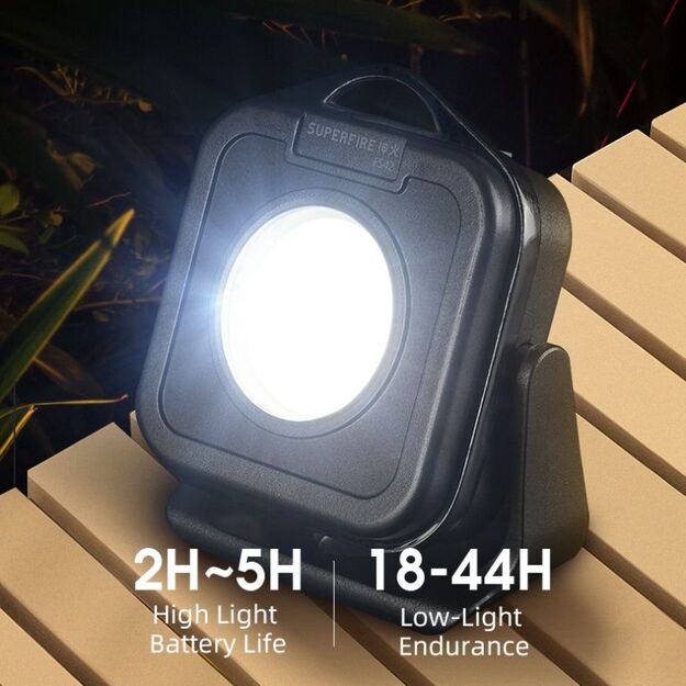 Superfire flashlight with magnet USB-C FS42