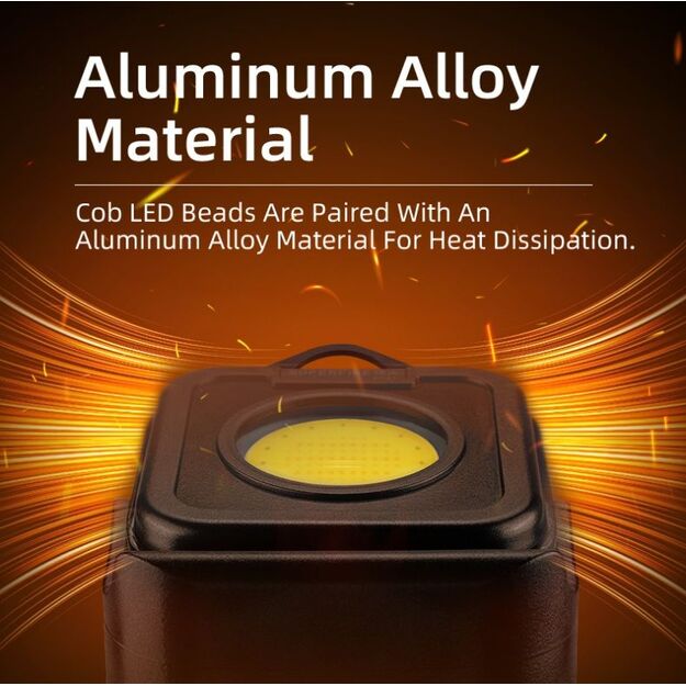 Superfire flashlight with magnet USB-C FS42