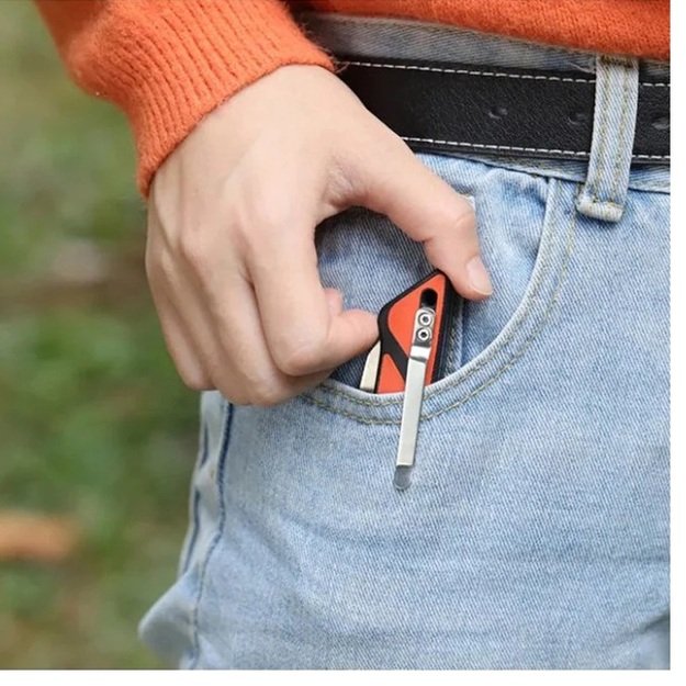 Roxon K2-S35VN sulenkiamas peilis - Orange