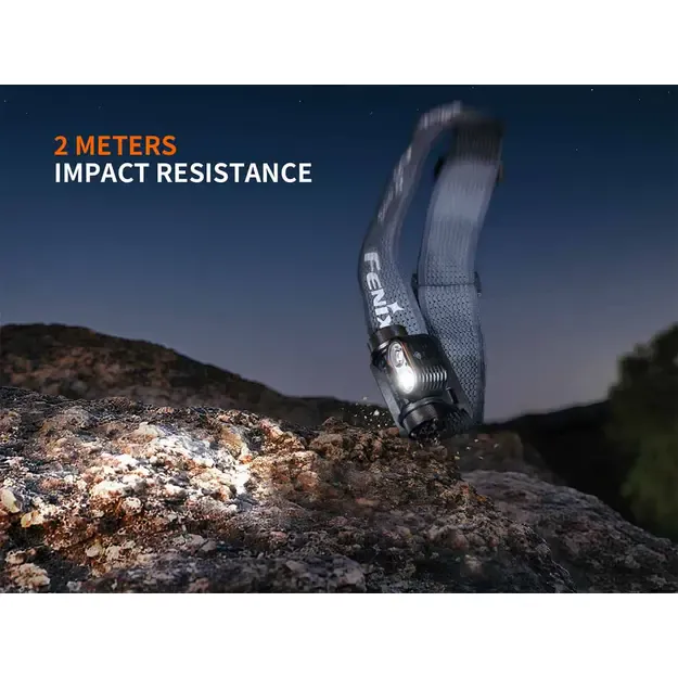 Fenix ​​HM55R LED žibintuvėlis ant galvos Dark Purple