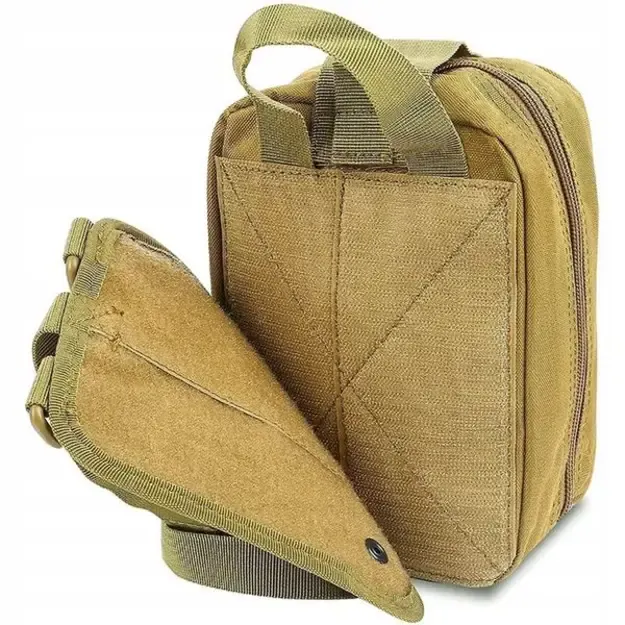 Тактический подсумок для первой помощи с системой MOLLE, крепится на ремень