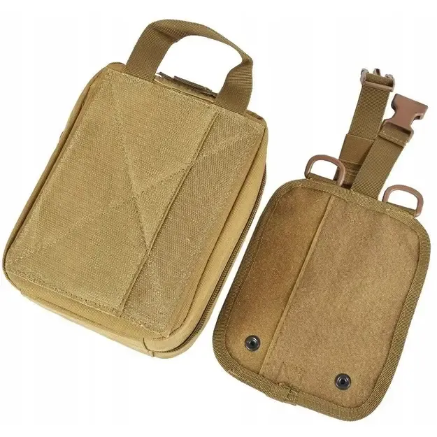 Тактический подсумок для первой помощи с системой MOLLE, крепится на ремень