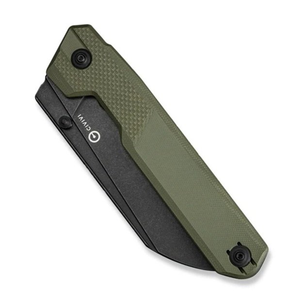 Civivi Hid sulenkiamas peilis OD Green G10, Black Stonewashed 14C28N by Ostap Hel (C23008-2)