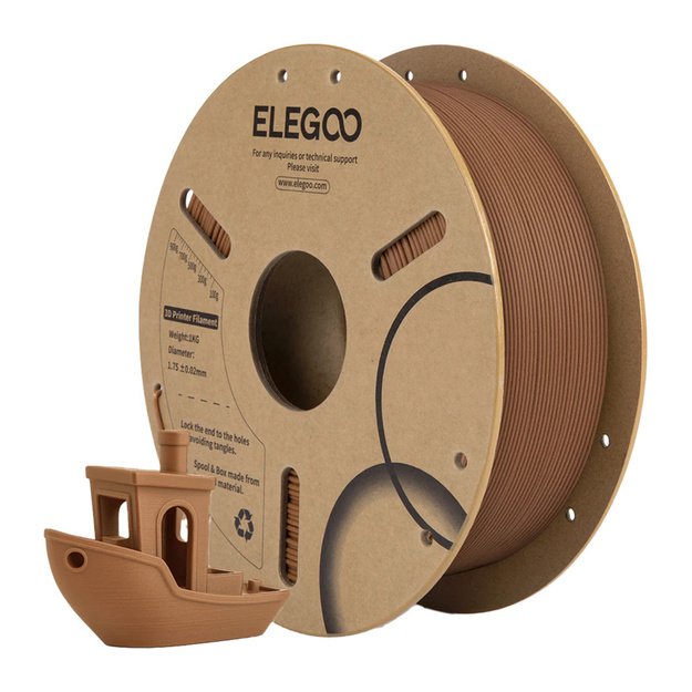 PLA Wood filament (Indian oak)