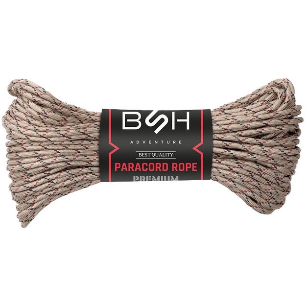 Верёвка премиум-класса BSH ADVENTURE BR-006E 30м Desert Camo