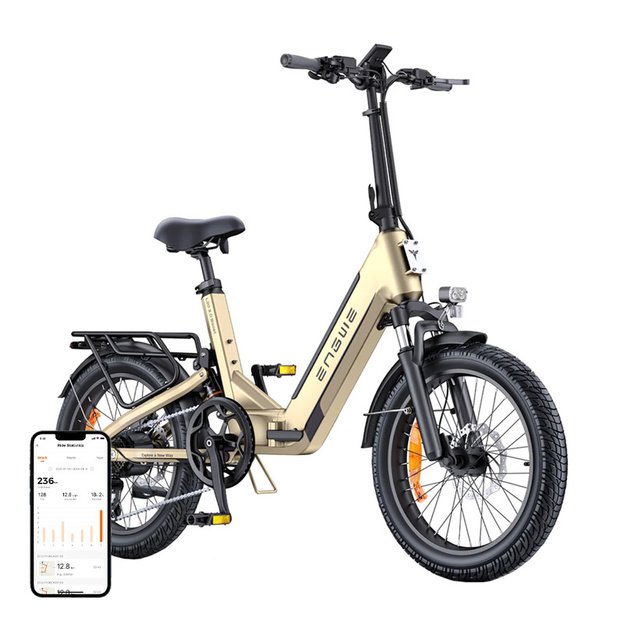 ENGWE L20 3.0 BOOST 250W 16  Electric Bike (Gold)