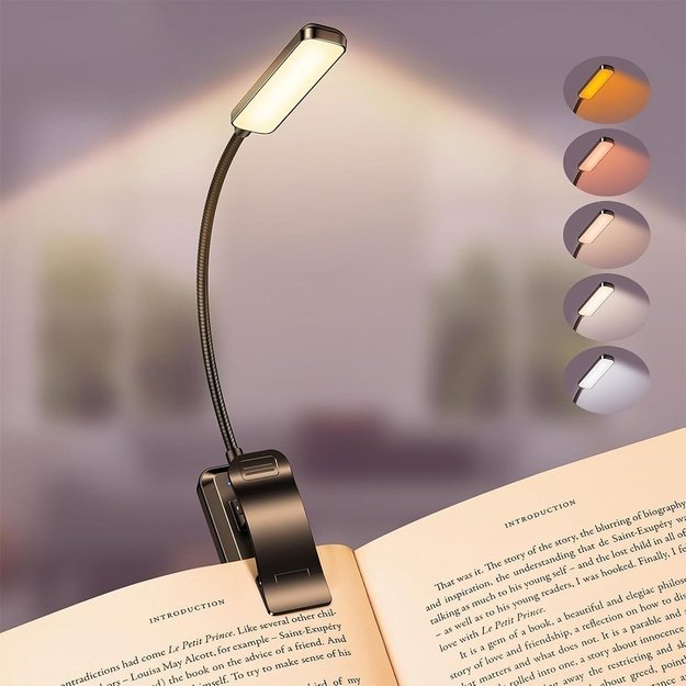 LED skaitymo lempa su spaustuku