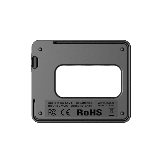 XTAR C4-AA Charger for 1.5V AA Li-ion Batteries with Integrated USB-C Cable