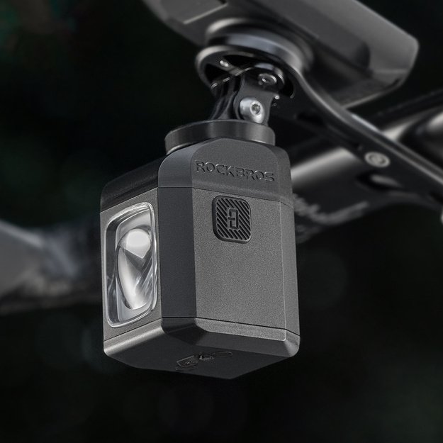 Rockbros M8 1600 lm Rechargeable Front Bike Light with Remote Control, 4000 mAh
