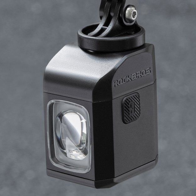 Rockbros M8 1600 lm Rechargeable Front Bike Light with Remote Control, 4000 mAh