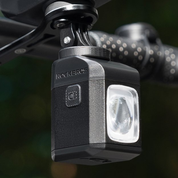 Rockbros M8 1600 lm Rechargeable Front Bike Light with Remote Control, 4000 mAh