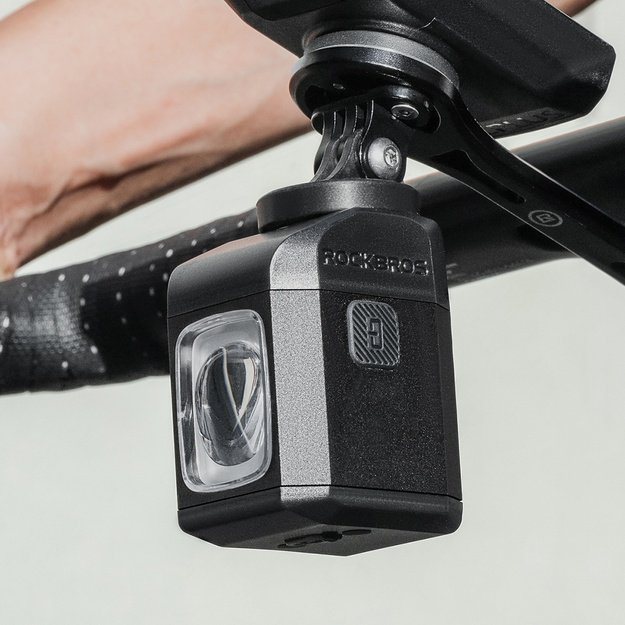Rockbros M8 1600 lm Rechargeable Front Bike Light with Remote Control, 4000 mAh