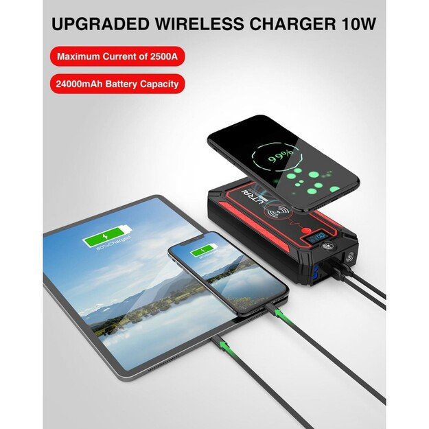 UTRAI Jstar 4 2500A automobilio užvedėjas