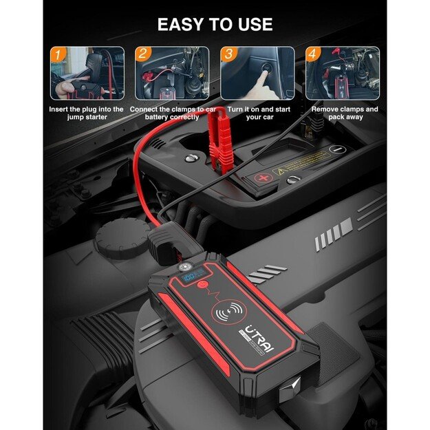 UTRAI Jstar 4 2500A automobilio užvedėjas