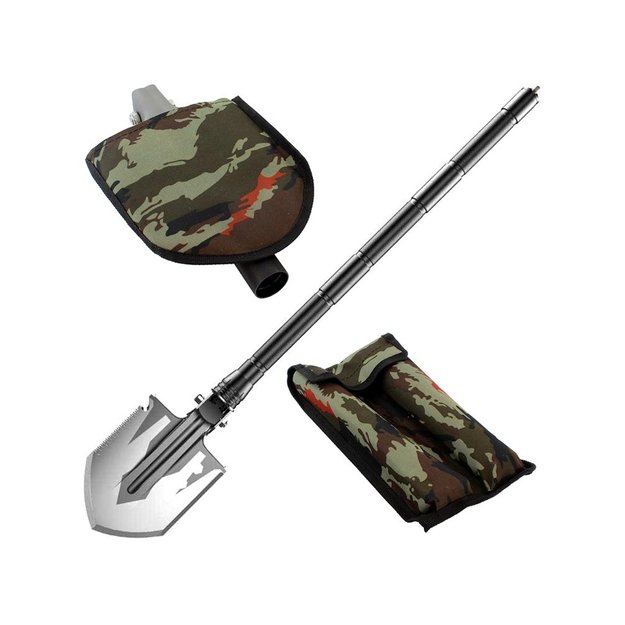 Daugiafunkcinis turistinis kastuvėlis 16-in-1