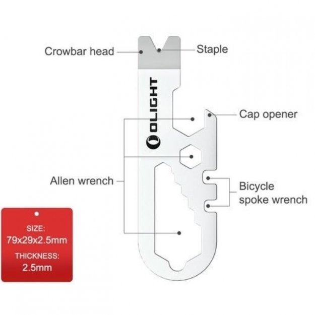 Olight daugiafunkcinis įrankis