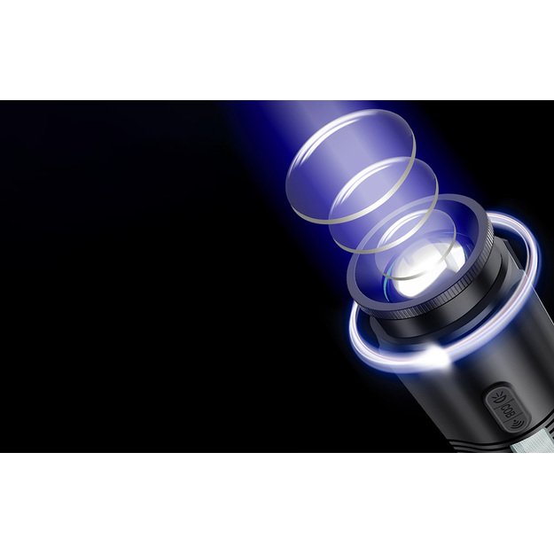 Supfire GF03 darbinis žibintas 800lm, 4 spalvos