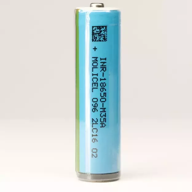 MOLICEL 18650 INR18650-M35A PCM-T 3500mAh Li-ION 3,6V 10A baterija su apsauga