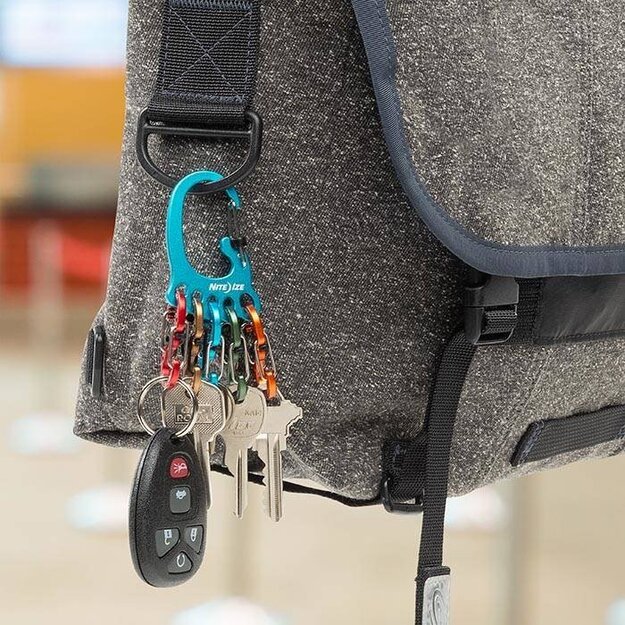 Nite Ize – BigFoot Locker spalvotas raktų laikiklis Aliuminis – KLKBFA-03-R6