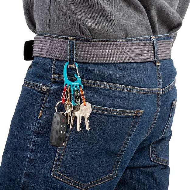 Nite Ize – BigFoot Locker spalvotas raktų laikiklis Aliuminis – KLKBFA-03-R6