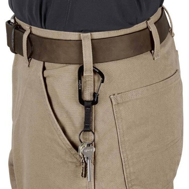 Nite Ize – „SlideLock“ raktų pakabukas / karabinas Nr. 3 – juodas – CSLW3-01-R6