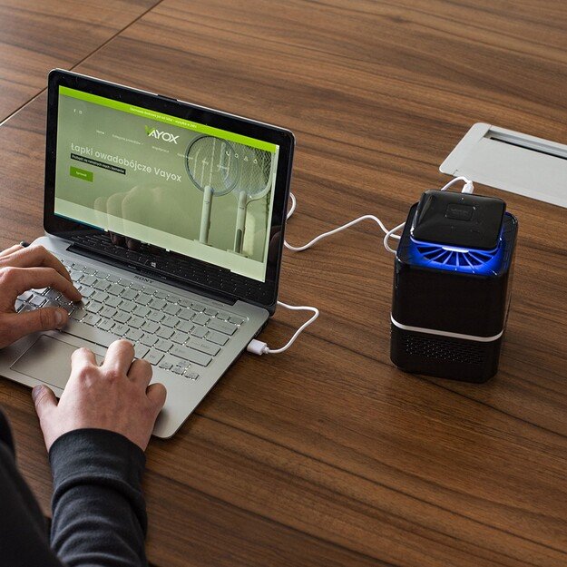 VAYOX lempa - vabzdžių gaudyklė USB IKV-212