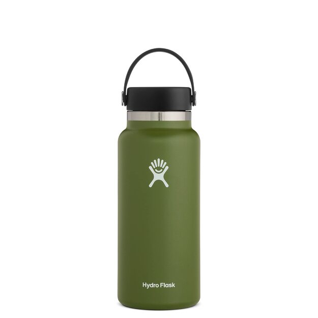 Дорожная бутылка для питья Hydro Flask Wide Mouth с гибкой крышкой 946 мл W32BTS306 Olive