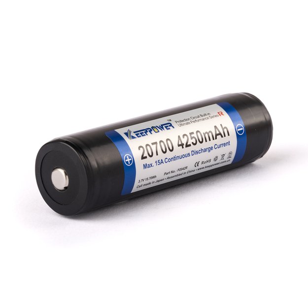 Keeppower 21700/20700 R 15A - 4250mAh 3.6V - 3.7V Li-Ion аккумулятор с печатной платой