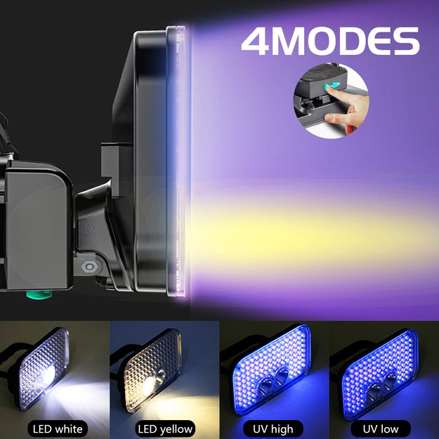 UV žibintuvėlis 109 LED