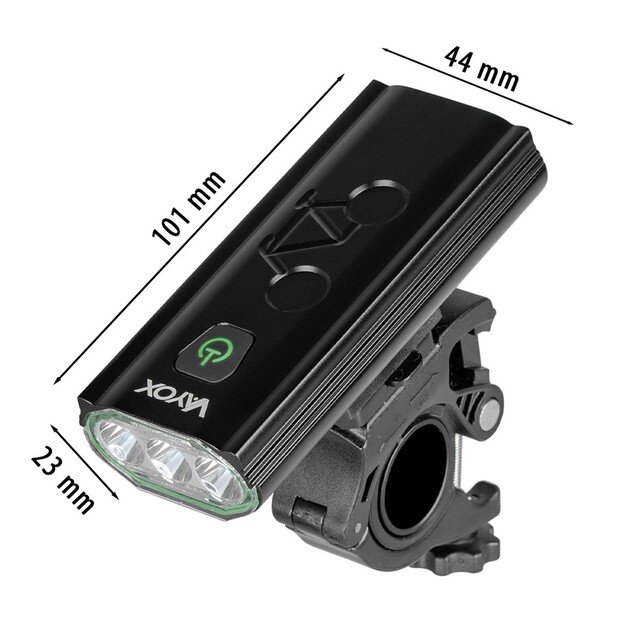 Vayox bike light 3*XML1 LED 6500K 980lm VA0112