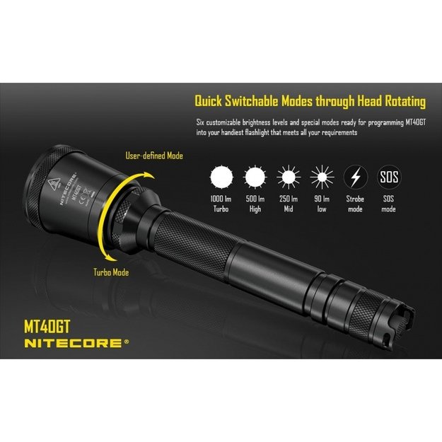 Nitecore MT40GT žibintuvėlis