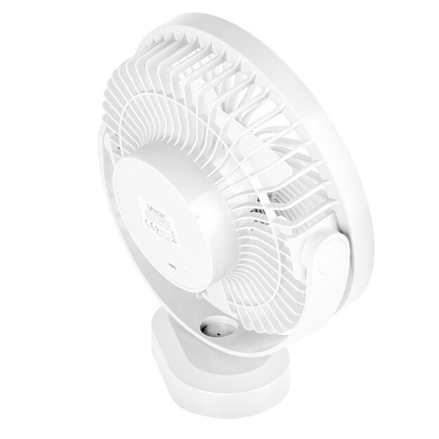 Vayox Перезаряжаемый вентилятор с подсветкой VA0338W Белый