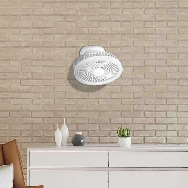 Vayox Перезаряжаемый вентилятор с подсветкой VA0338W Белый