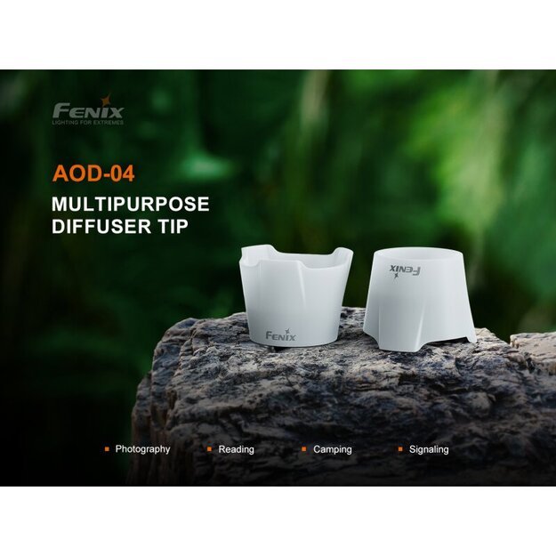 Fenix difuzorius baltas AOD-04 TK22R TK26R C7 WF25RM