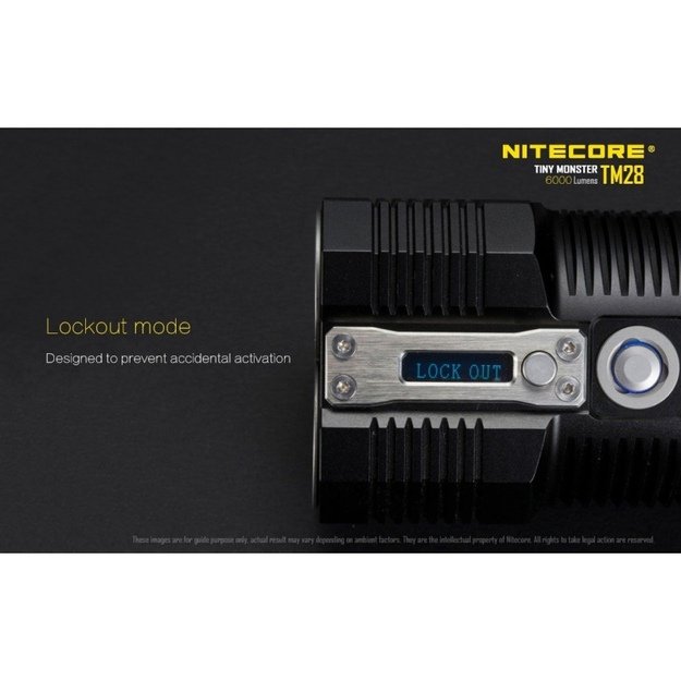 Nitecore TM28 flashlight