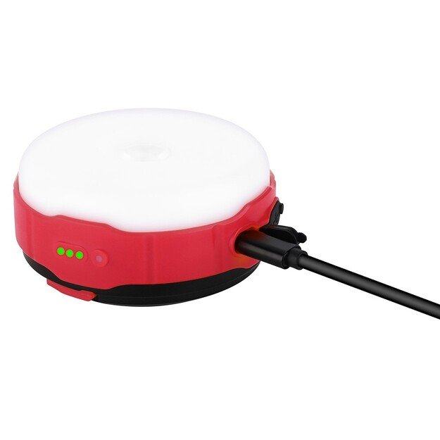 Vayox įkraunamas kempingo žibintuvėlis 500lm su saulės baterija VA0100