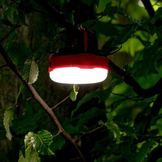 Vayox įkraunamas kempingo žibintuvėlis 500lm su saulės baterija VA0100