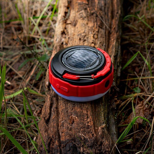 Vayox įkraunamas kempingo žibintuvėlis 500lm su saulės baterija VA0100