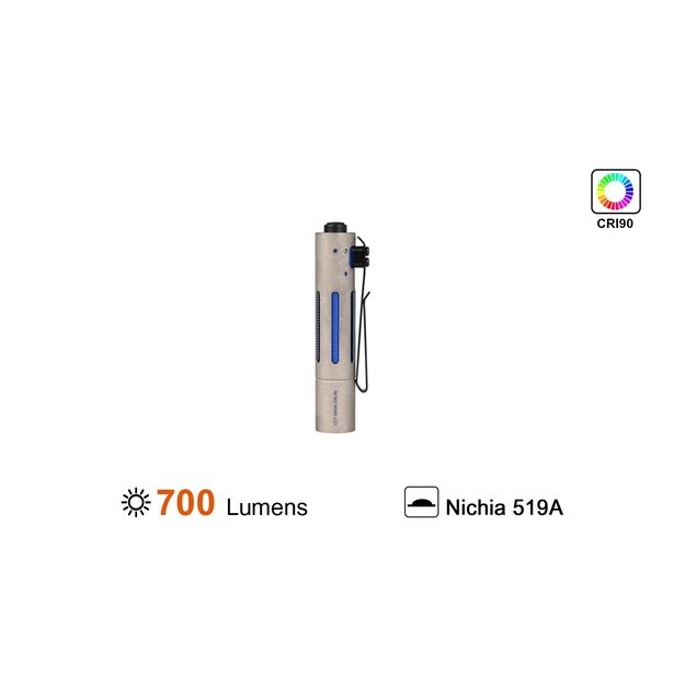 Acebeam Rider 2.0 TI AA Stonewashed Flashlight