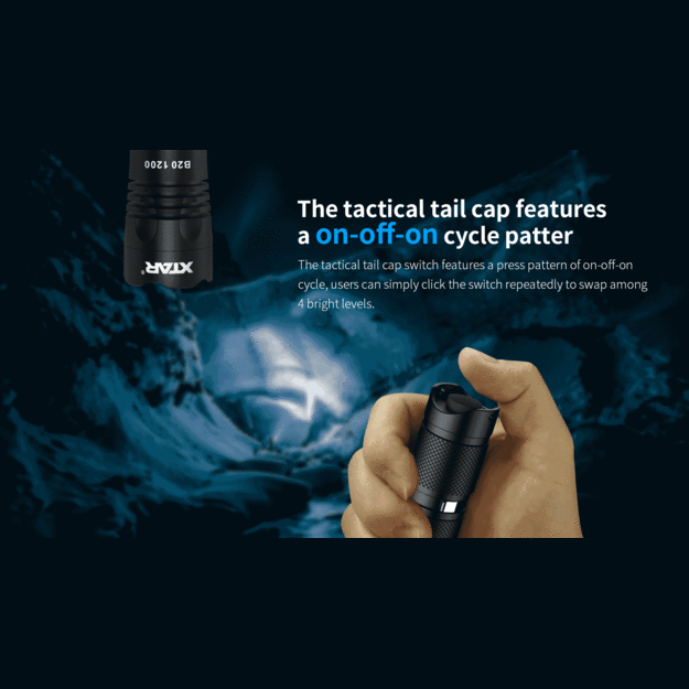 Ручной фонарь Xtar B20 1200 - НОВАЯ УЛУЧШЕННАЯ ВЕРСИЯ B20 PILOT KT