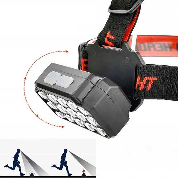 GENETIC UV LED žibintuvėlis USB įkraunamas SQ-818-UV