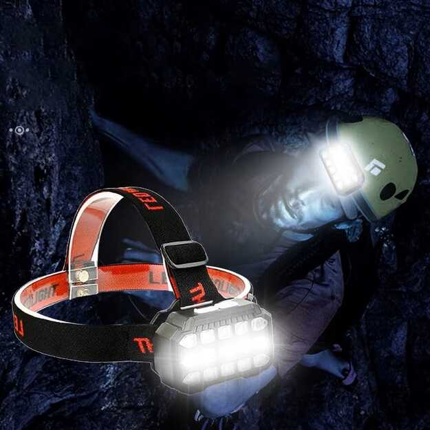 GENETIC UV LED žibintuvėlis USB įkraunamas SQ-818-UV