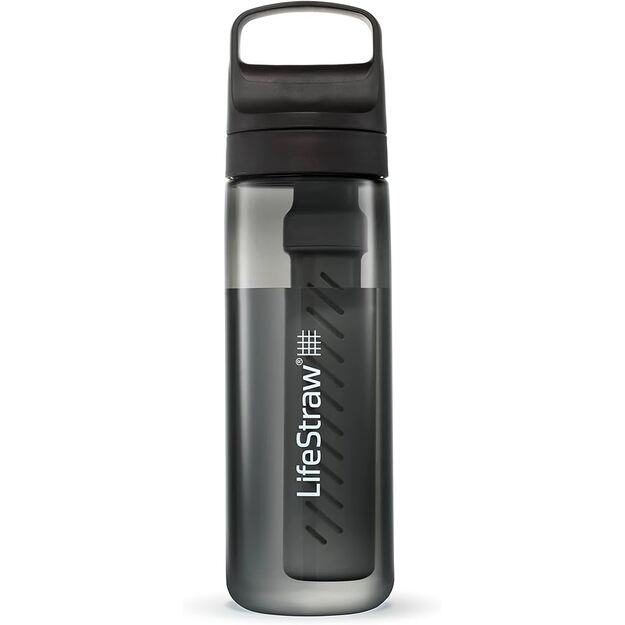 LifeStraw Go 2.2 kelioninė gertuvė su filtru 1000 ml. Nordic Noir LGV41LGYWW