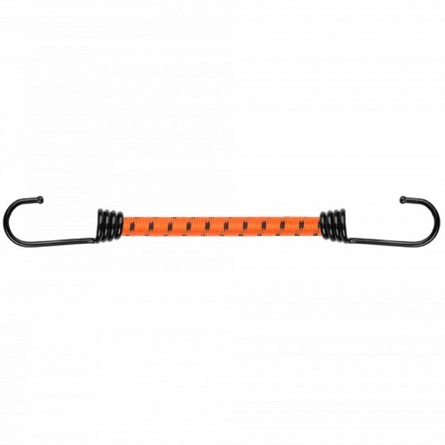 Elastinė guma su metaliniu kabliuku 60 cm oranžinė