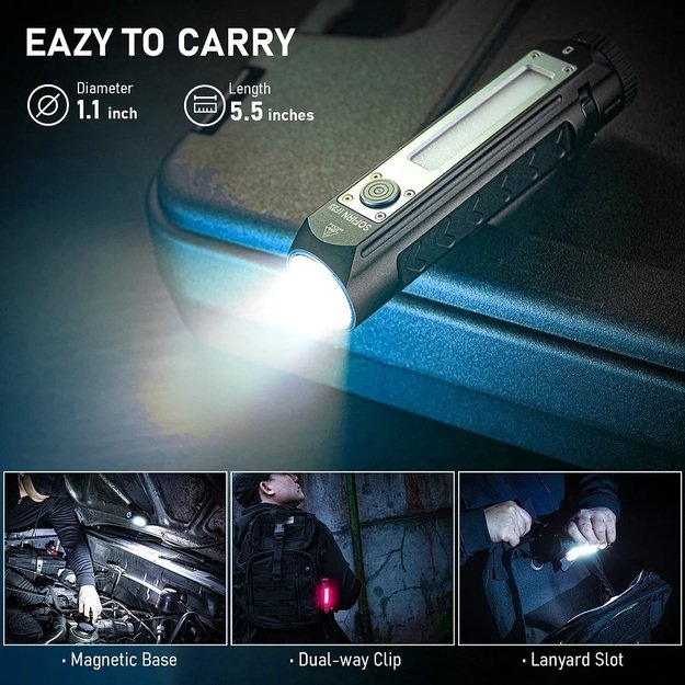 Sofirn IF23 XHB50 6000K su baterija