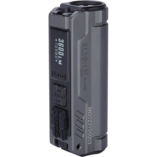 Imalent BL50 3600lm žibintuvėlis, pilkas